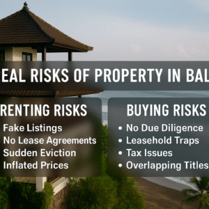 Real estate listing image - PROPEKO August 24, 2025 - Risks of Buying and Renting in Bali | Real Estate Pitfalls to Avoid