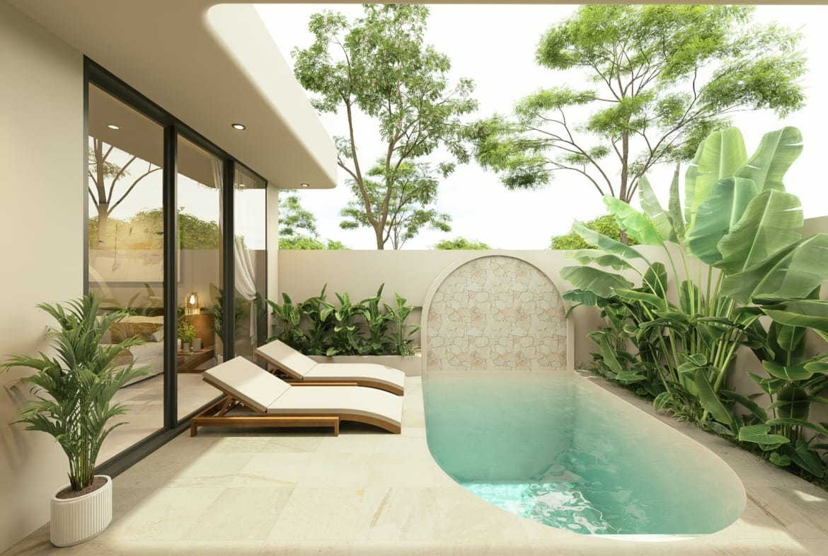 Real estate listing image - PROPEKO August 2, 2025 - Stunning Two Bedroom Designer Villa’s in the Heart of Canggu - PROPEKO
