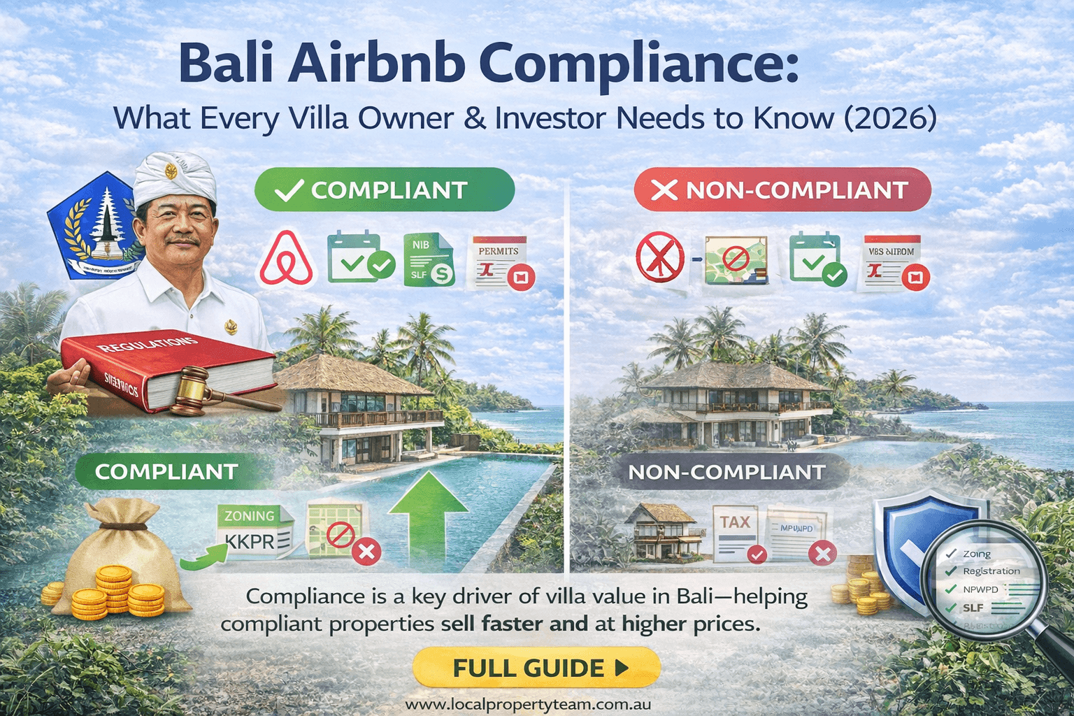 air bnb compliance bali